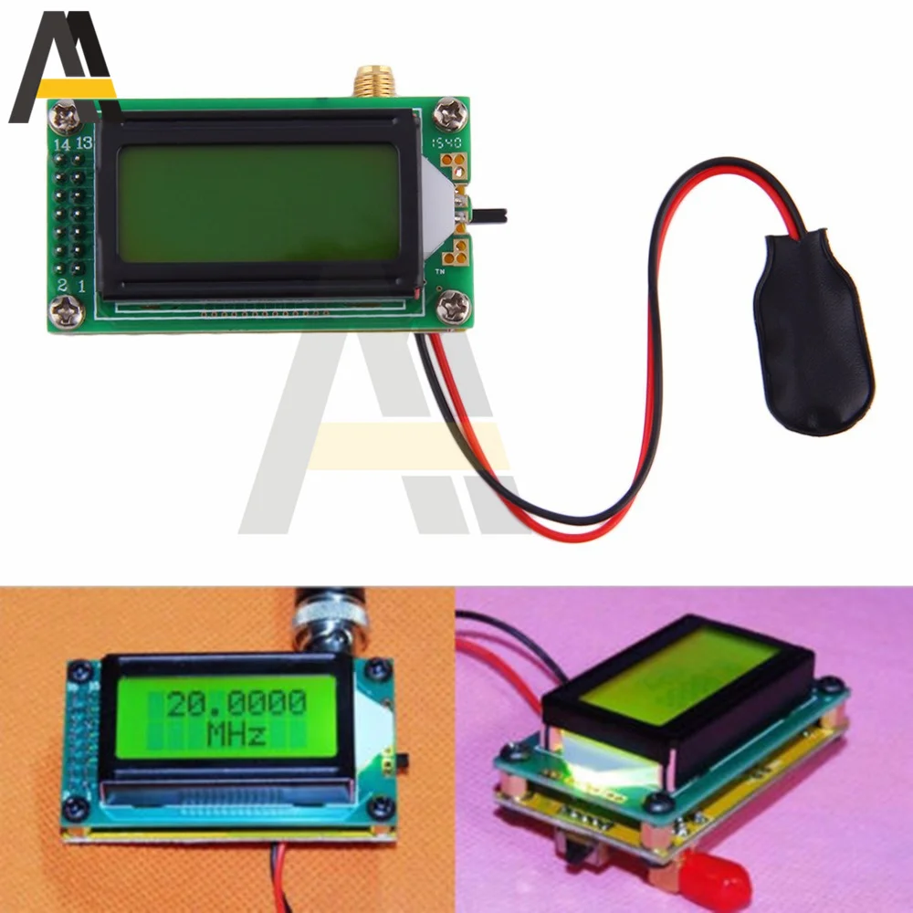 High Accuracy DC 9-12V 1-500MHz Frequency Counter Tester RF Meter Module Measurement LCD Display with Backlight DIY Kit | Инструменты