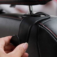 2pcsset universal car seat back hooks hanger auto organizer for grocery trunk coat purse bag sundry hook headrest mount storage