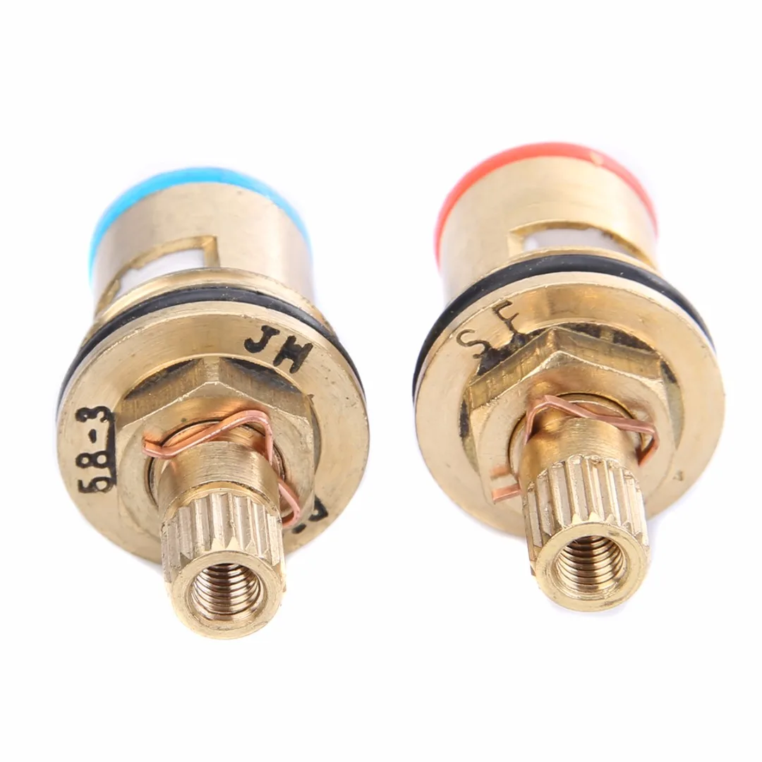 2 шт. большой латунный Керамический дисковый картридж клапаны Mayitr четверть