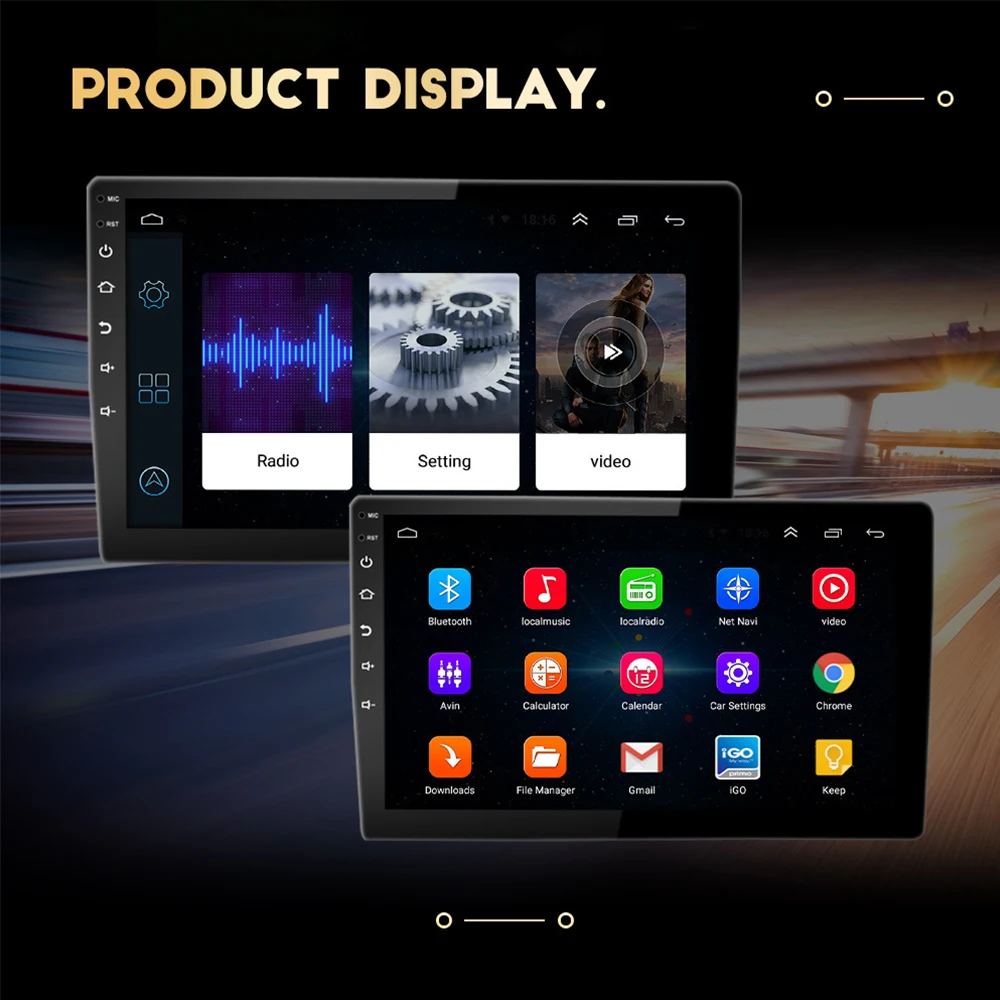Автомагнитола для Toyota RAV4 01-06 стерео-система на Android Wi-Fi с экраном FM USB SD MirrorLink