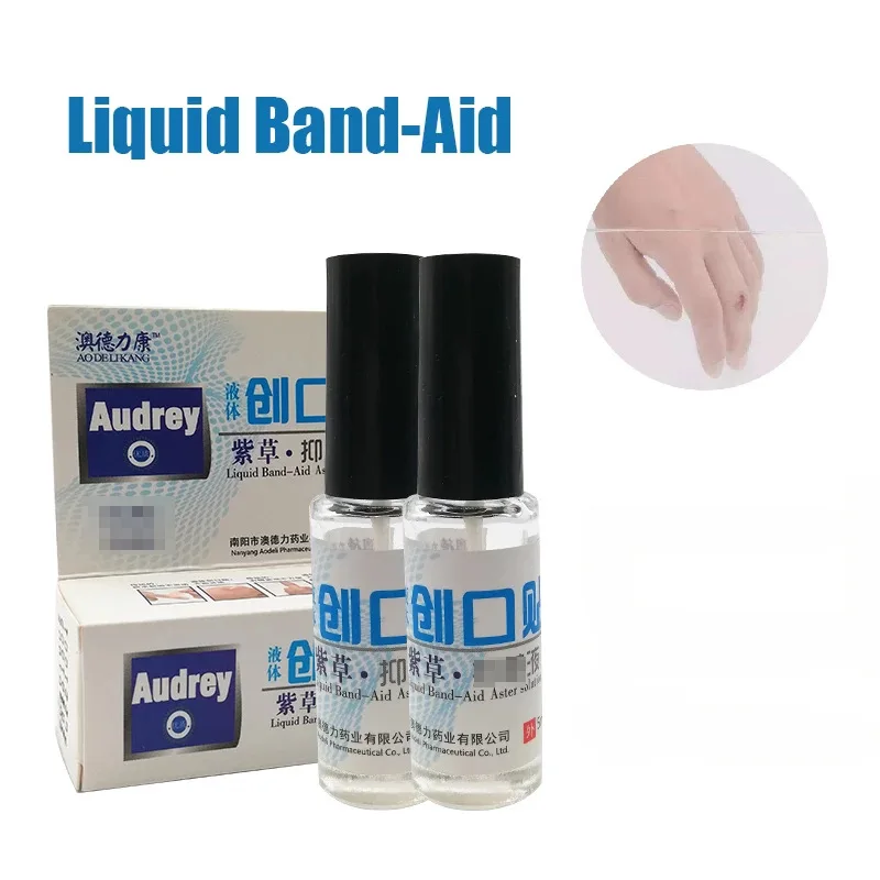 

5ml Waterproof Small Wound First Aid Liquid Bandage Healing Gel Medical Disinfecting Adhesive Hemostatic Ointment Plaster