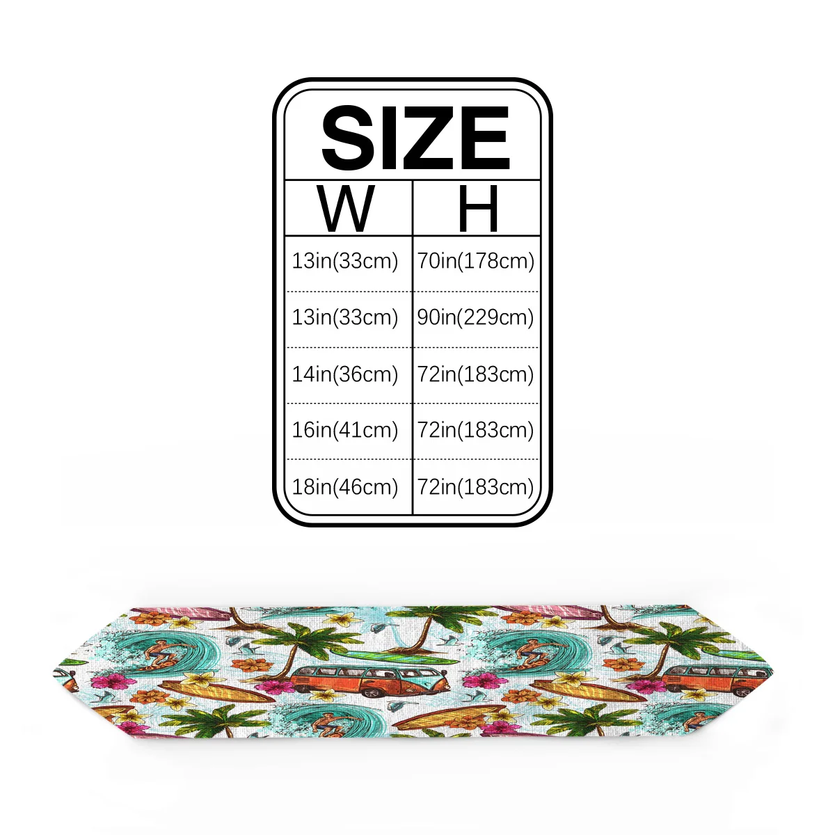 Мультяшная пляжная дорожка для серфинга планшетофон кухни Настольная ужина