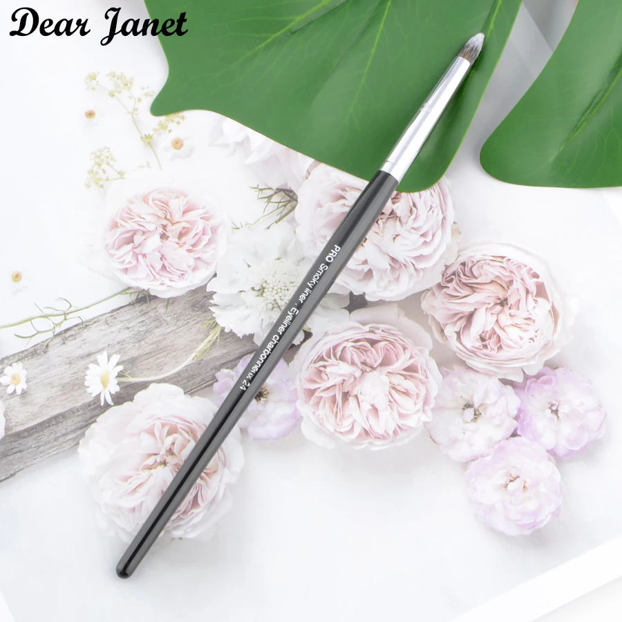 1 шт. Pro Smoky Liner#24 подводка для глаз тени для век кисти для консилера Кисть для макияжа синтетические волосы деревянная ручка