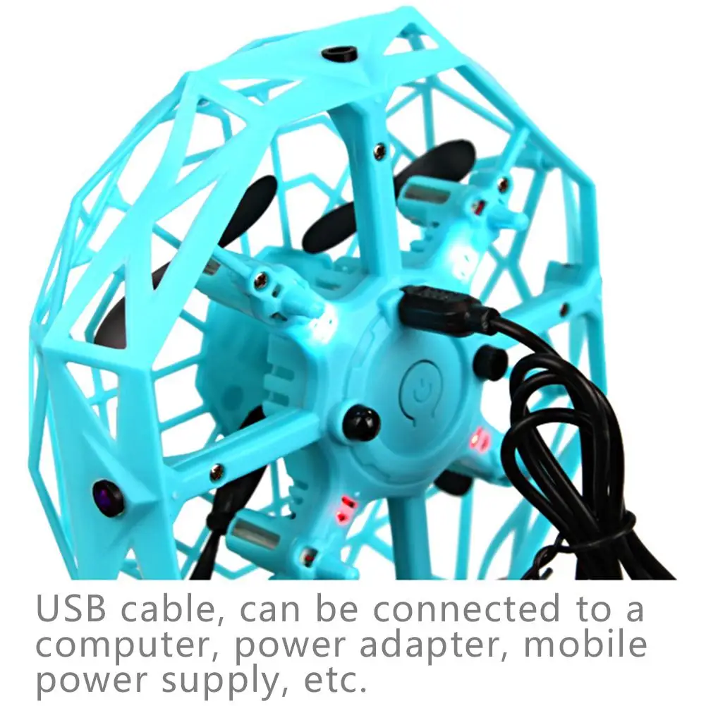 Летающий вертолет мини-Дрон НЛО Радиоуправляемый Дрон инфракрасный