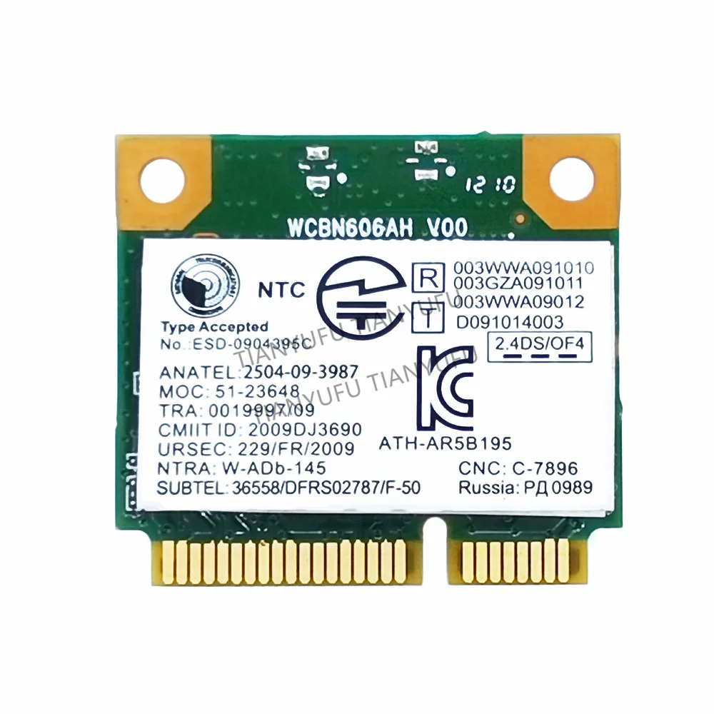 Беспроводные сетевые карты Bluetooth для ноутбука Lenovo Z580 Z485 Z585 S206 S200 S300 S405 S400U G780 AR5B195