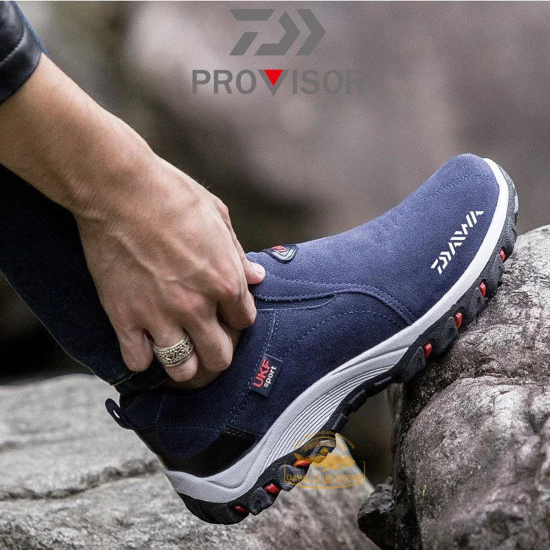 

Climbing Shoes DAIWA Fishing Shoes Men's Outdoor Running Breathable Comfortable Suede Shoes Sports Rock Shoes 39-44