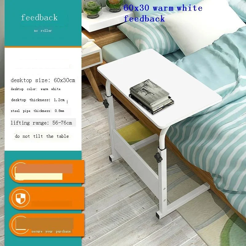 

Подставка для кровати, поднос для офиса, стойка для письменного стола, многофункциональная маленькая Регулируемая Настольная тумба, прикро...