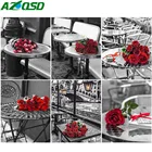 Картина AZQSD по номерам, картина ожидание любви для домашнего декора, Картина на холсте, ручная роспись, сделай сам, картина маслом Дождь, современный SZYH6341