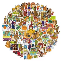 10100pcsset cartoon anime scooby doo stickers waterproof skateboard motorcycle guitar luggage laptop bicycle sticker kids toys