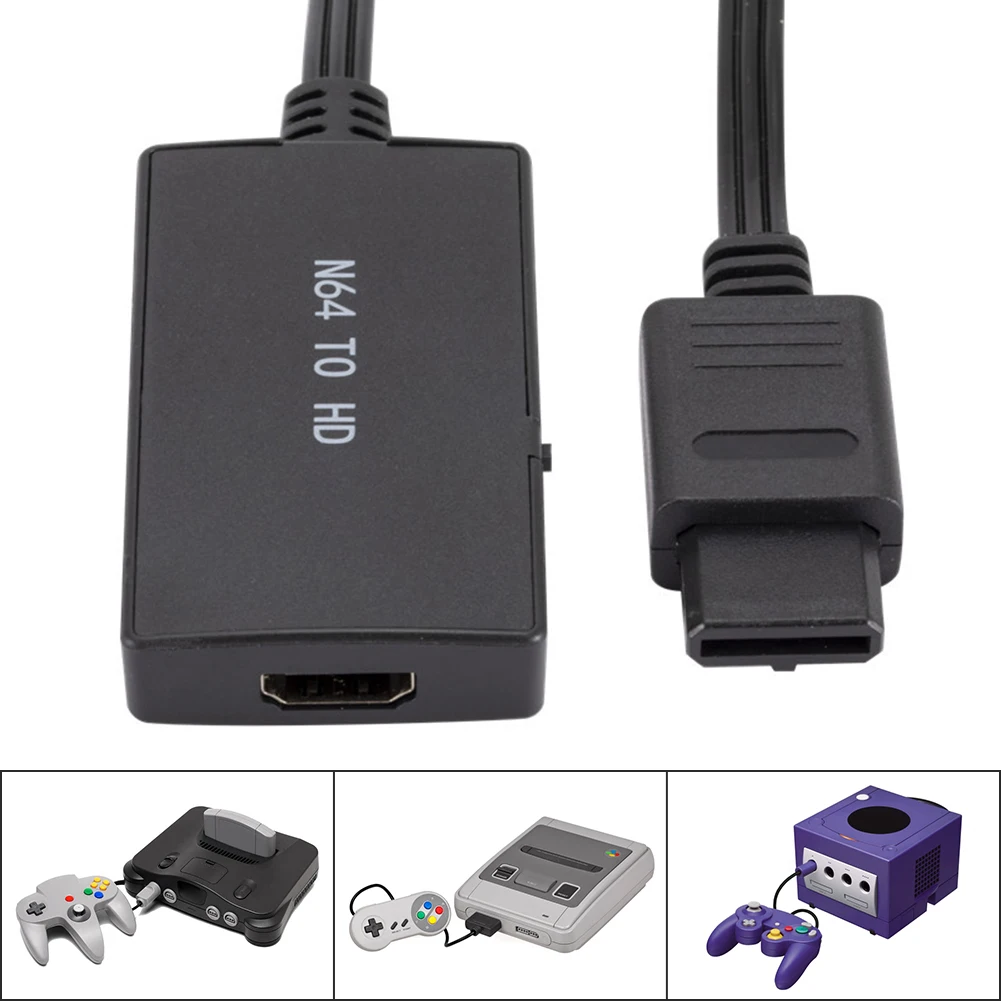 HDMI-Compatible Converter for PS 2 Nintendo 64 N64 GameCube NGC Super Console HD TV Video Cable Splitter Game Accessories | Электроника