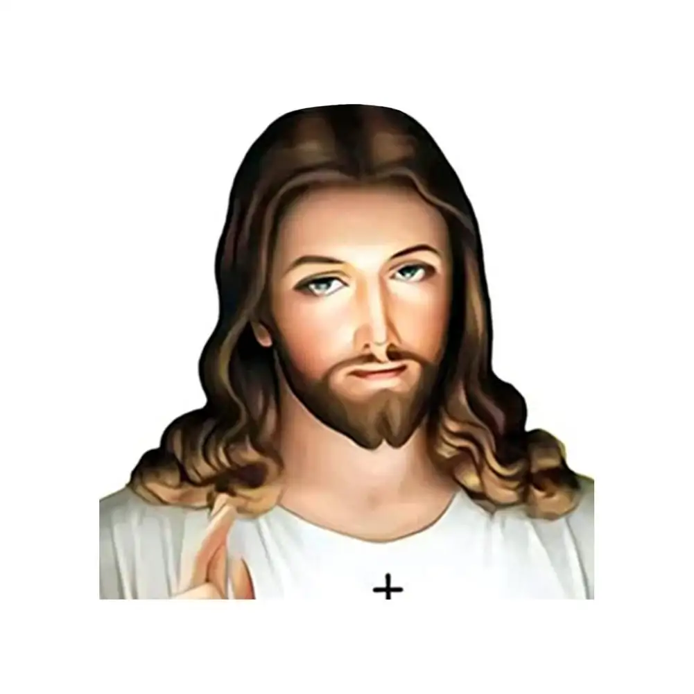 Забавная наклейка на автомобиль 28x30 см Иисус Христос Бог ПВХ подарки