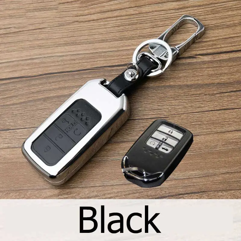 Чехол для автомобильного ключа из кожи Honda Civic Accord Cr V Pilot Crv|key case for car|honda crv key casehonda