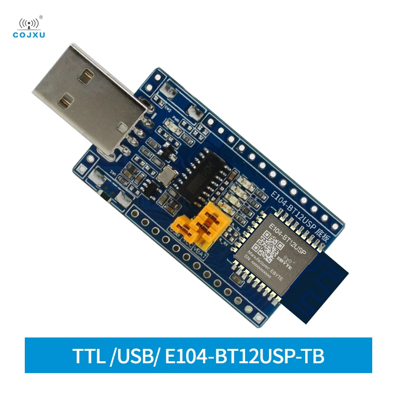 

TLSR8253F512 2.4GHz BLE Test Board Sig Mesh Networking Module SMD USB Interface 10dbm Interface Gateway E104-BT12USP-TB