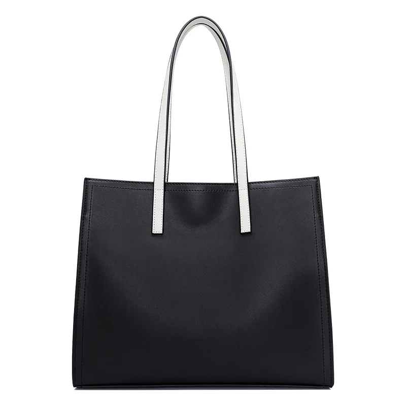 

2021 New Tote Bag Genuine Leather Bags Double-Sided Available Shoulder Bags Luxury Handbags Women Bags Designer Shopping Bags