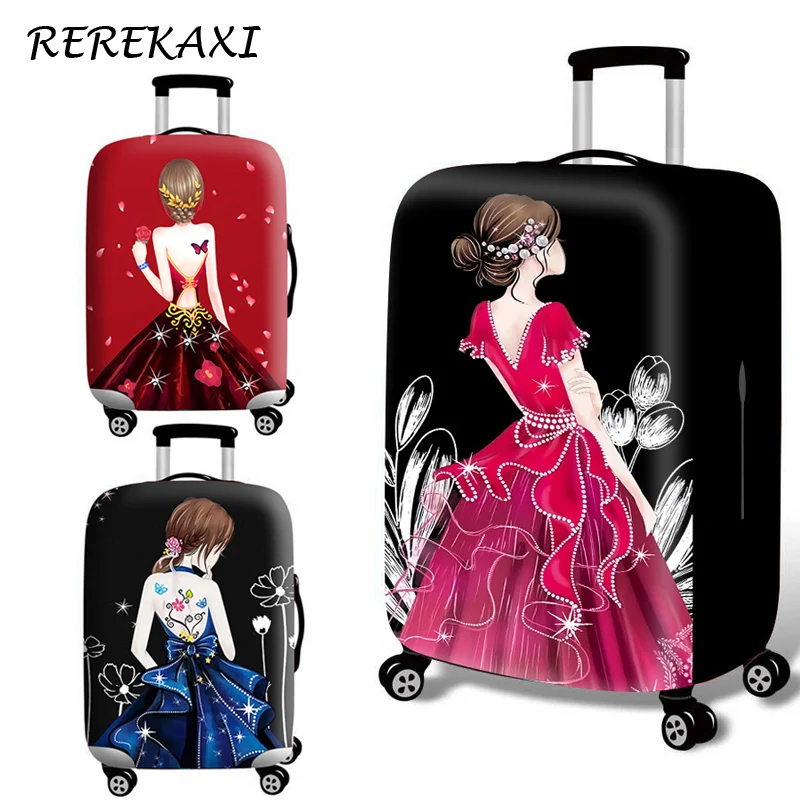 Suitcase Skirt Luggage Cover 18-32 Inch Trolley Baggage Elastic Protection Cover Trunk Case Covers Travel Accessories