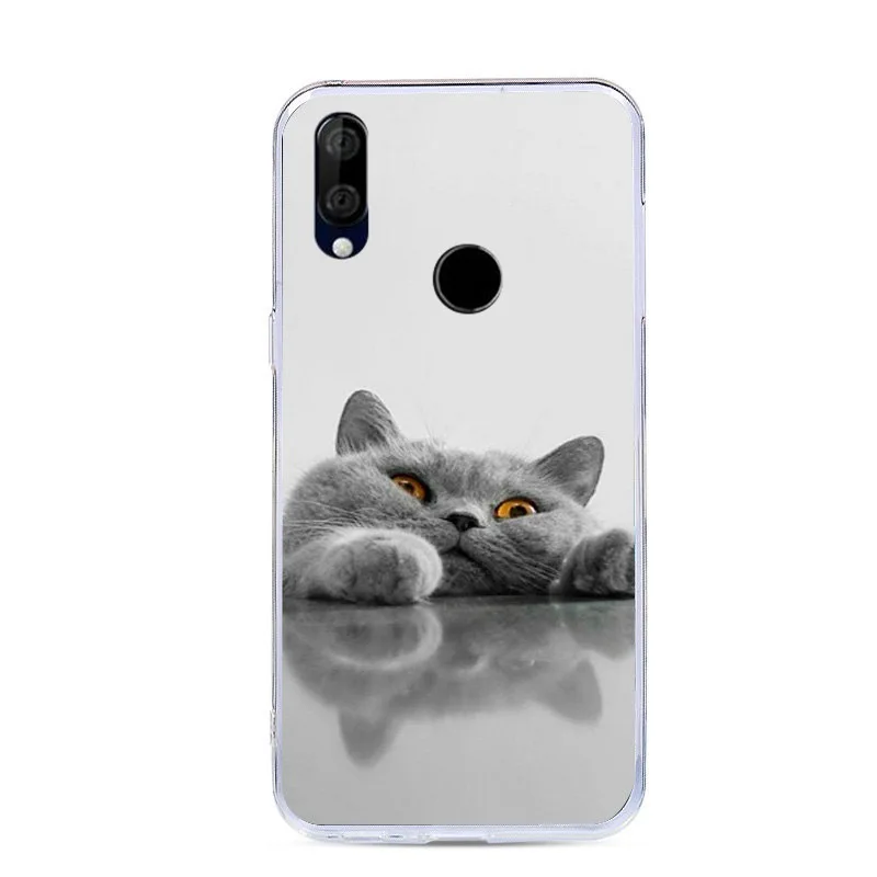 CALROVTE чехол для BQ 6040L Wolf Silicon TPU чехол для BQ-6040L Magic Cat Animal Shell сумка корпус чехол для телефона для BQ 6040 L - Цвет: 19