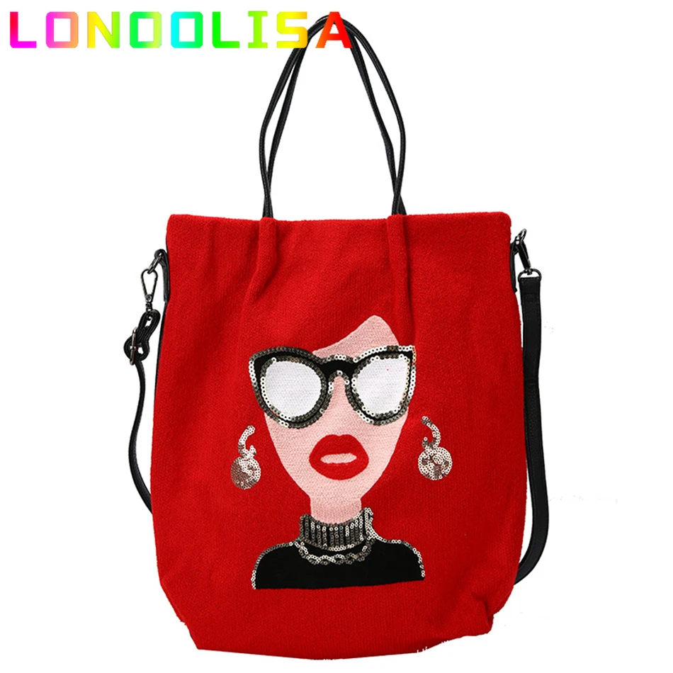 

Женская сумка-мессенджер через плечо, с принтом