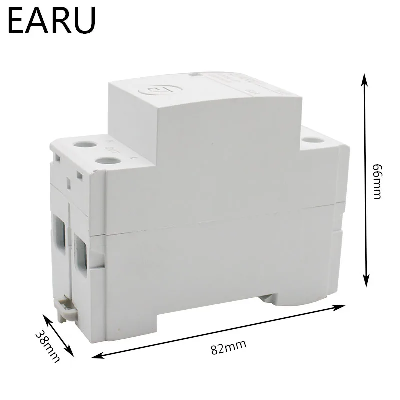 1P+N Din Rail WiFi Circuit Breaker Smart Timer Switch Relay Remote Control by eWeLink APP Work with Home Alexa Google | Обустройство