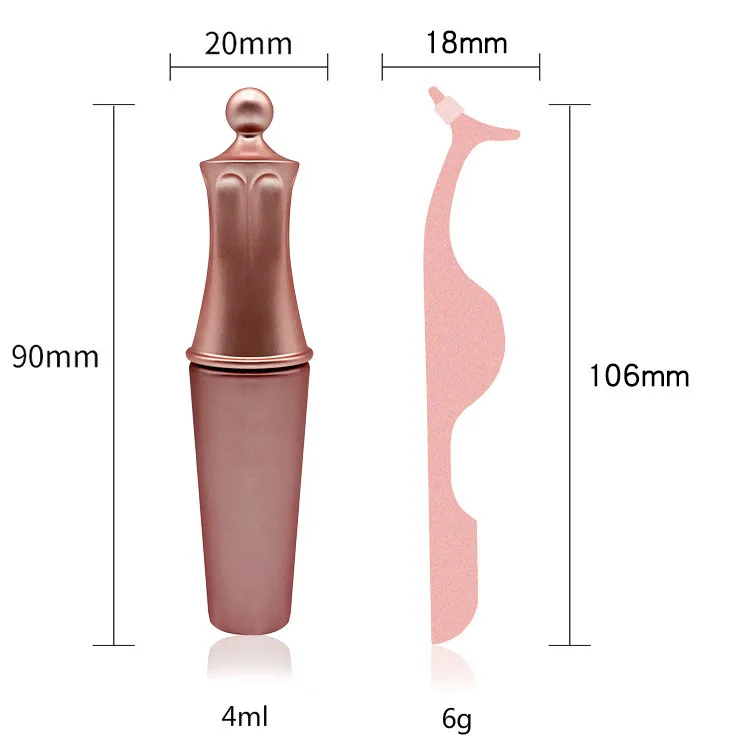 Накладные ресницы натуральные черные ручной работы 3D норковые длинный мнимый