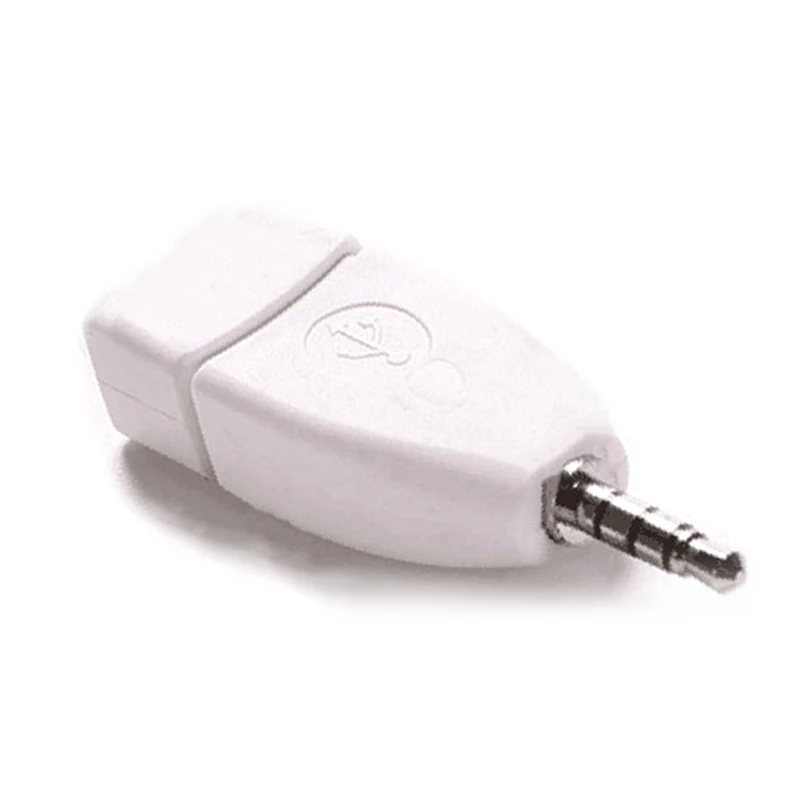Адаптер конвертер с USB 2 0 мама на 3 5 мм папа AUX аудио прочная Автомобильная