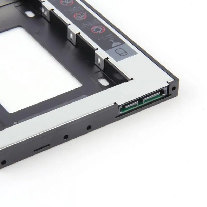 12 7 мм 2-й жесткий диск Caddy алюминиевый корпус Optibay SATA 3 0 адаптер для DVD 2 5 дюйма