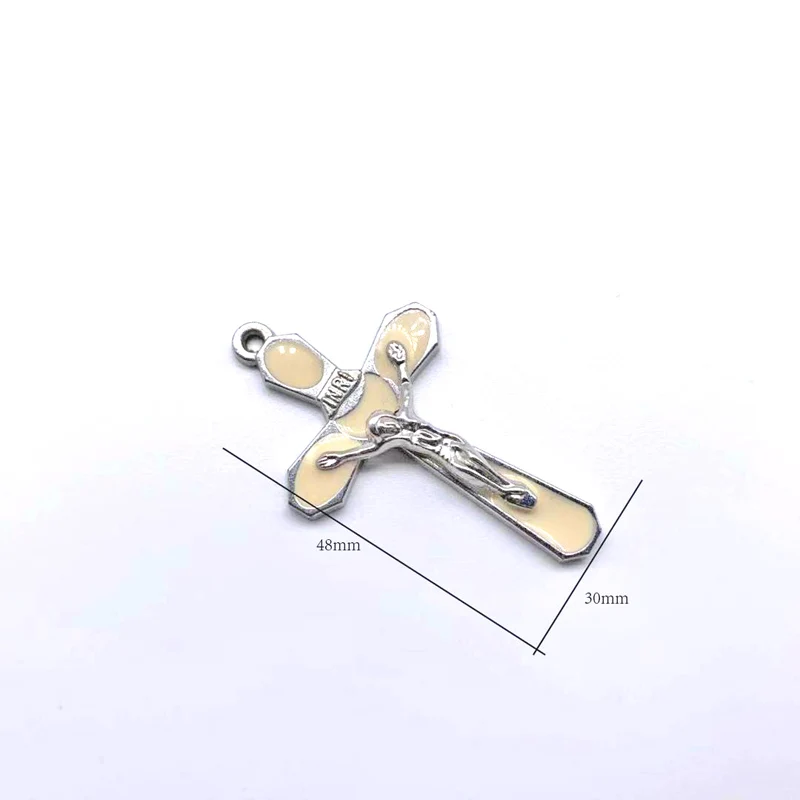 Посеребренный Крест Иисуса крест Христа Святого Бенедикта независимый кулон