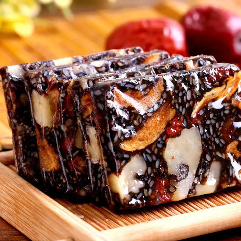 Pastel de gelatina de piel de burro de 500g con fecha roja, Wolfberry, listo para comer Donga, crema de Yuan s&oacute;lido, suplemento de belleza para sangre-3