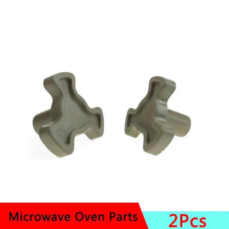 

2pcs Universal Microwave Oven Clutch Glass Turntable Coupler Spare Parts Drive Coupling Cog Tools Microwave Accessories Model 1
