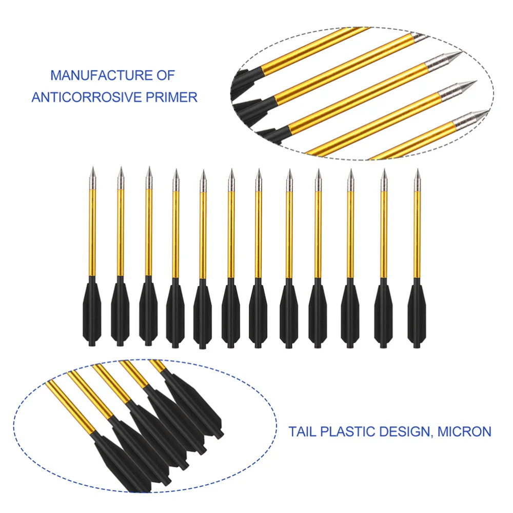 

24pcs Archery Arrows Spine Practical Arrows Durable Chic Practice Arrows