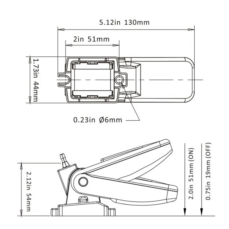 

Portable Marine Water Level Float Switch Ignition Protection for Bilge Pump 12V-24V-32V Leakproof on Off Controller