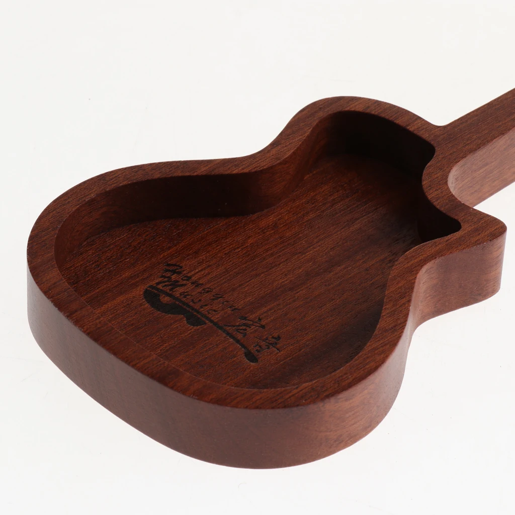 Durable Wooden Guitar Bass Pick Plectrums Box With 2pcs Picks | Спорт и развлечения