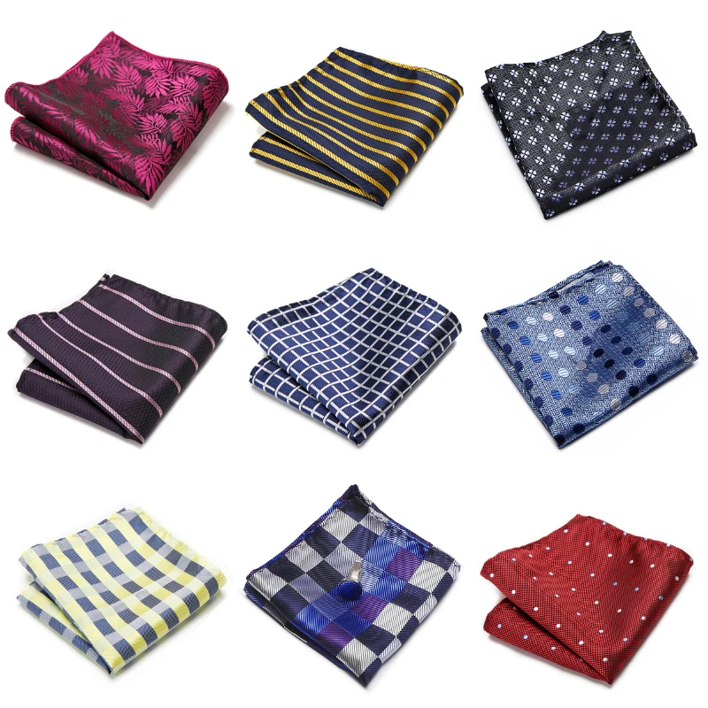 

Hot sale Mix Colors Nice Handmade High Quality Wholesale Silk Jacquard Kerchief Wedding Accessories Man Dropshipping Sky Blue