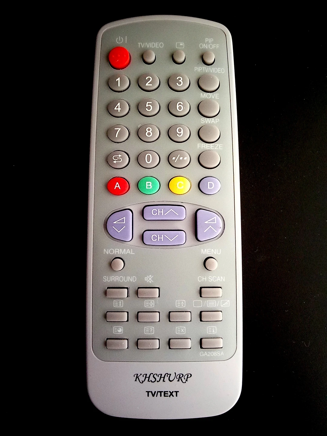 Remote control for sharp ga208sa remote |