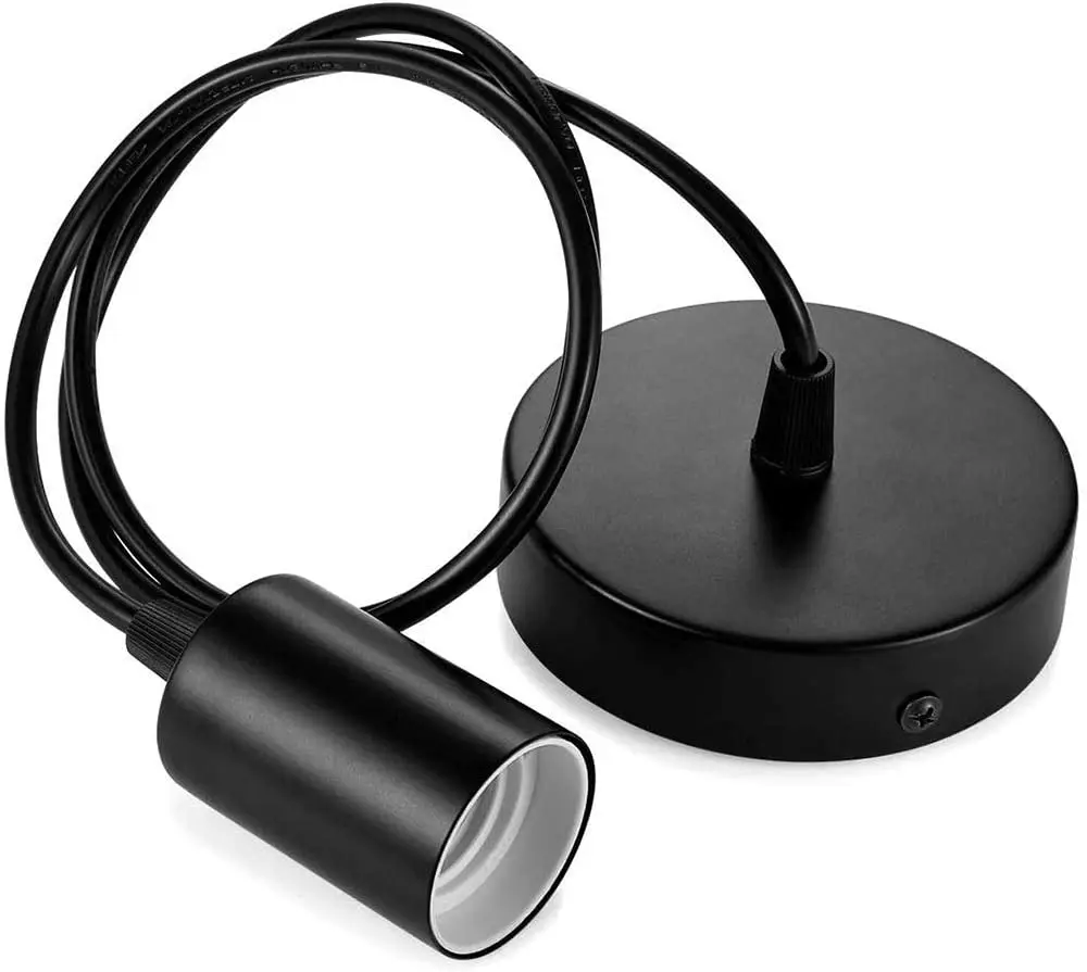 Винтажный патрон для подвесной лампы E27 держатель потолочного светильника с