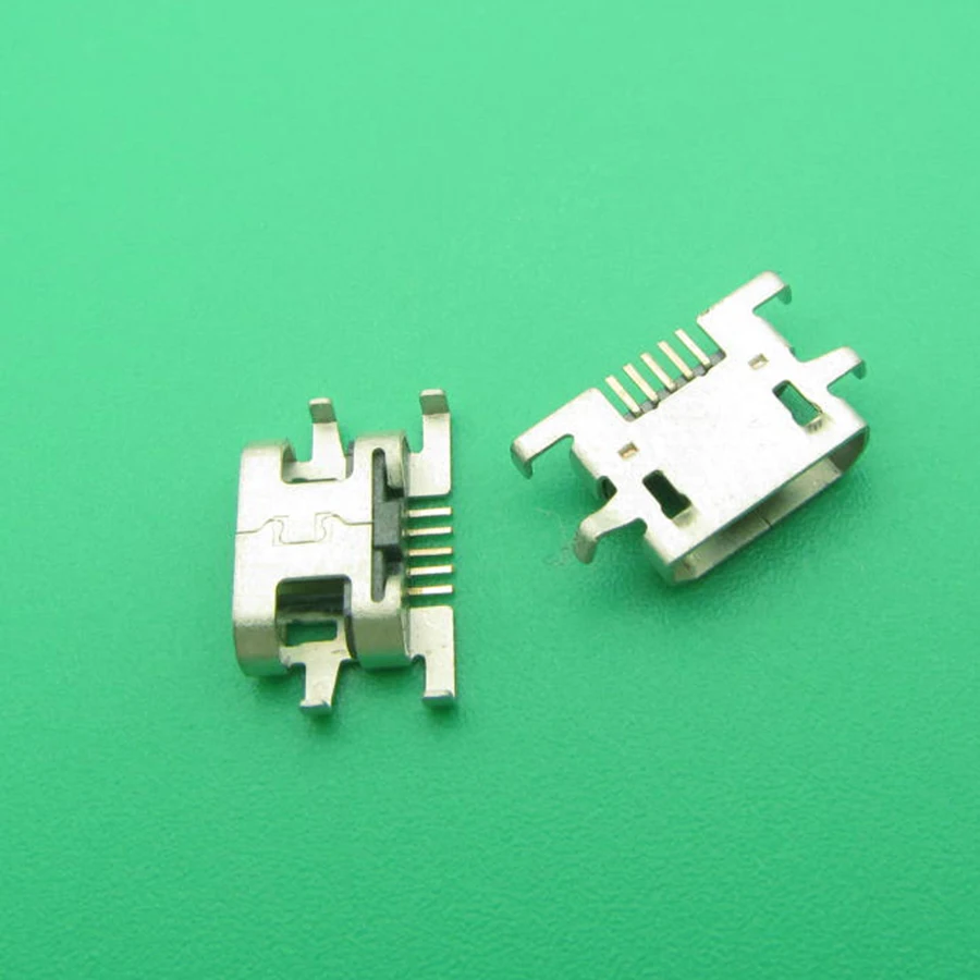50pcs-500pcs New Micro USB Port connector Socket Charging For Lenovo S2005 Gionee GN108 E6 K-Touch C666T T580 ZTE N909 | Мобильные