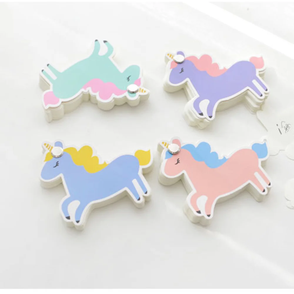 

4Pcs Memo Notes Scratch Pads Portable Pocket Book School Office Supplies (Random Color)