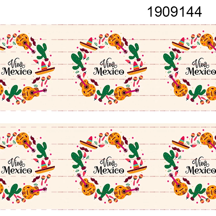 10 ярдов-разные размеры-Мексиканская Лента с рисунком корсажная лента | Дом и сад