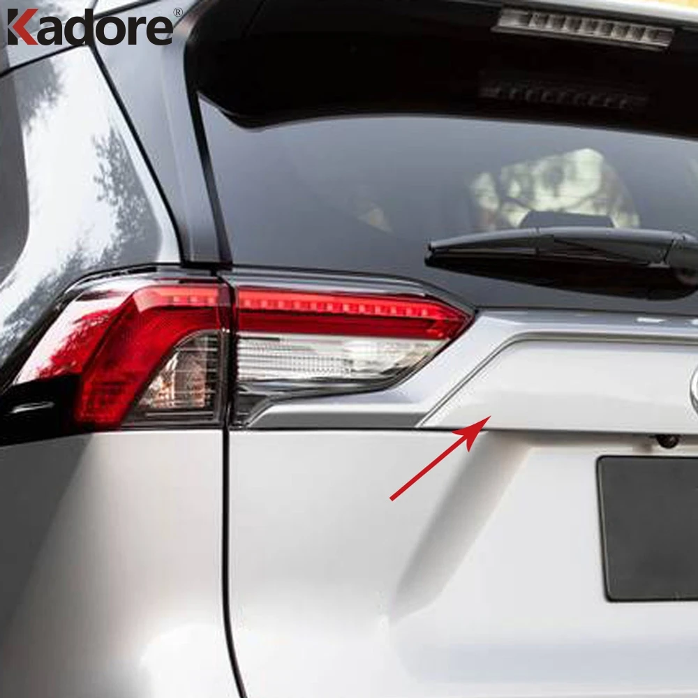 Для Toyota RAV4 RAV 4 2019 2020 2021 крышка багажника из углеродного волокна отделка задняя