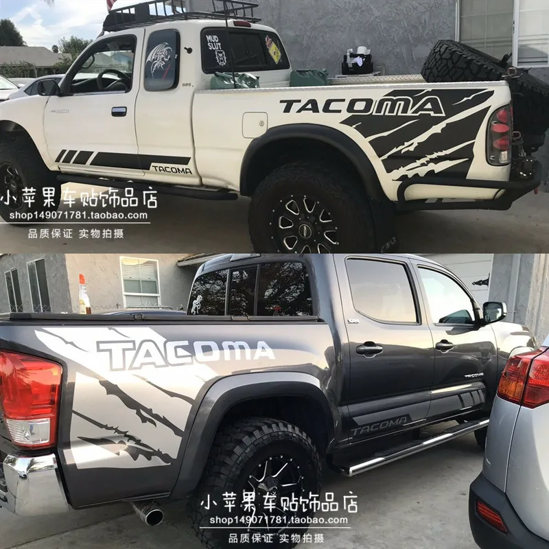 

Car stickers FOR Toyota Tacoma body appearance personalized custom fashion off-road decals pickup truck modified stickers