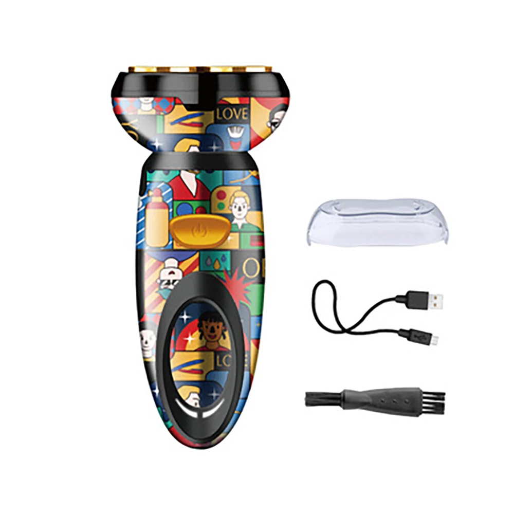 Бритва Мужская аккумуляторная с USB-портом и триммером для бороды | Бытовая