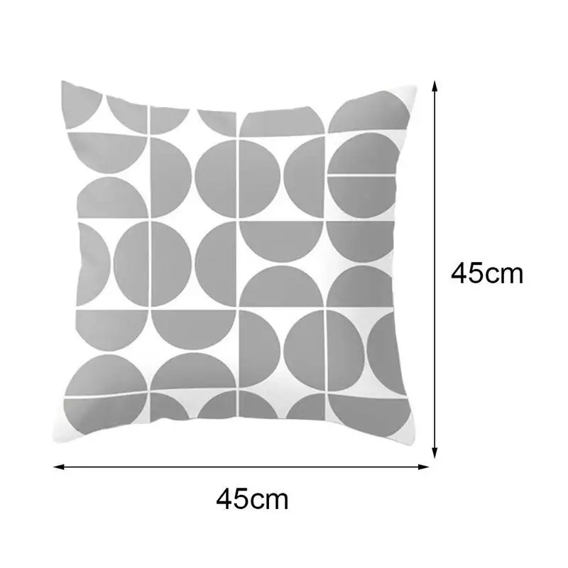 

Nordic Yellow Style Cushion Cover Geometric Pattern Pillow Case Super Fashion Home Car Sofa Home Pillow Cover Decorative