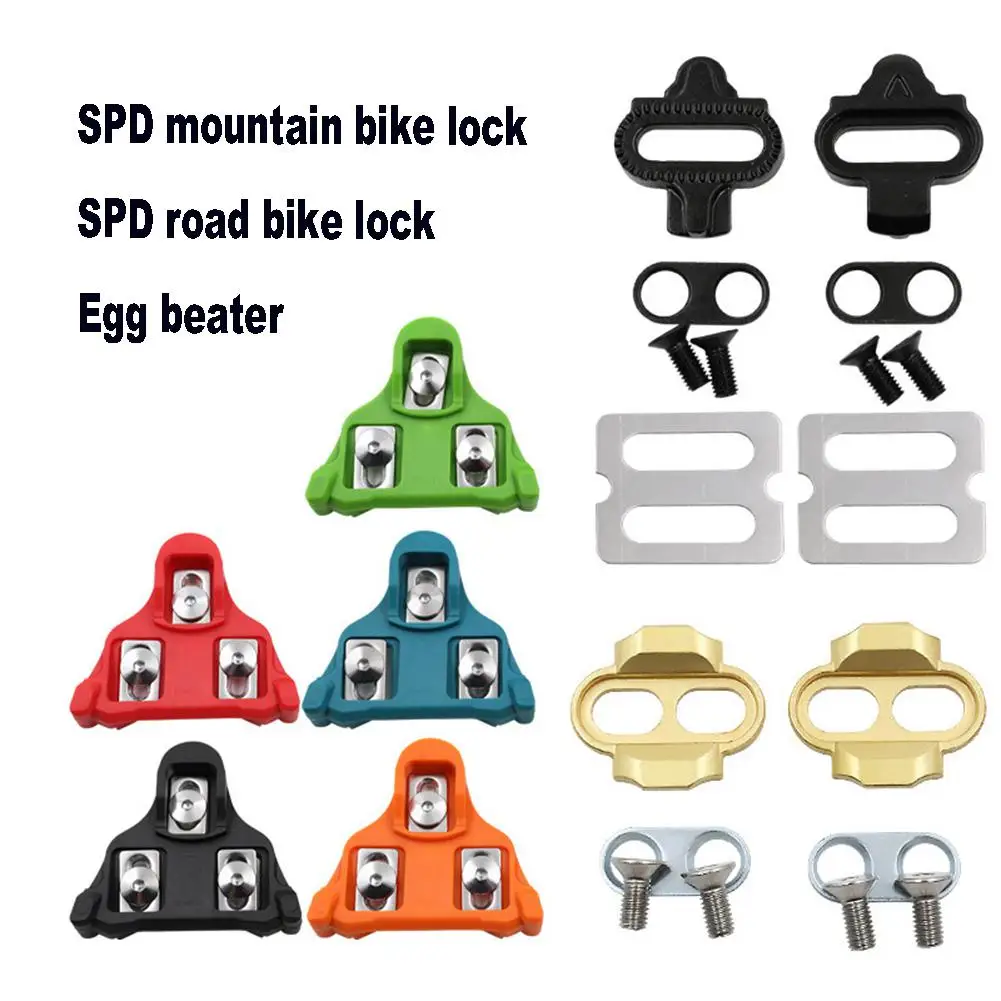 

Cycling Bicycle Bike Quick Release Self-Locking Pedal Cleats Mountain Road Bike Lock Plate for Shimano SPD-SL Cleats