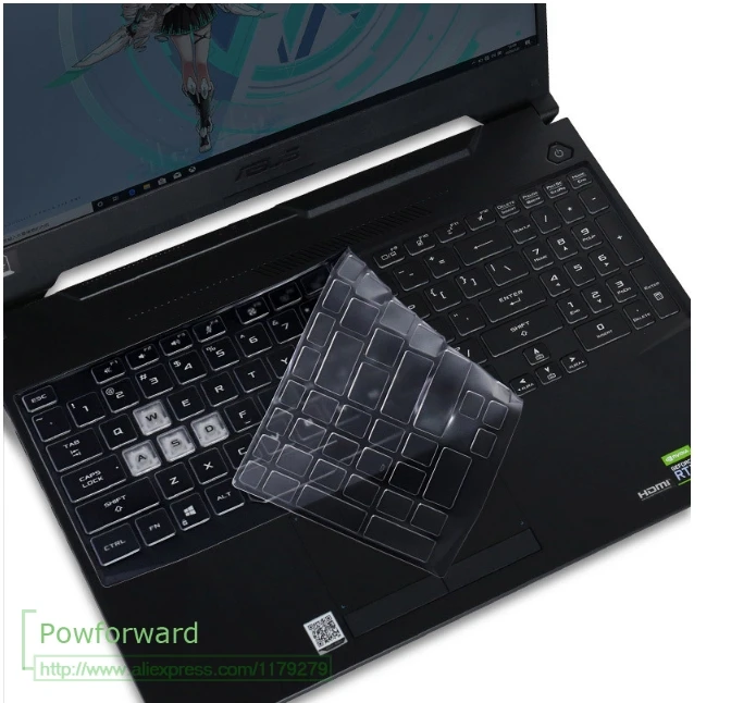 TPU Прозрачный чехол с клавиатурой для ASUS ROG Strix G G731GV G731GW G731GT G731GU 731 GW GT GU 17 3 дюймовый