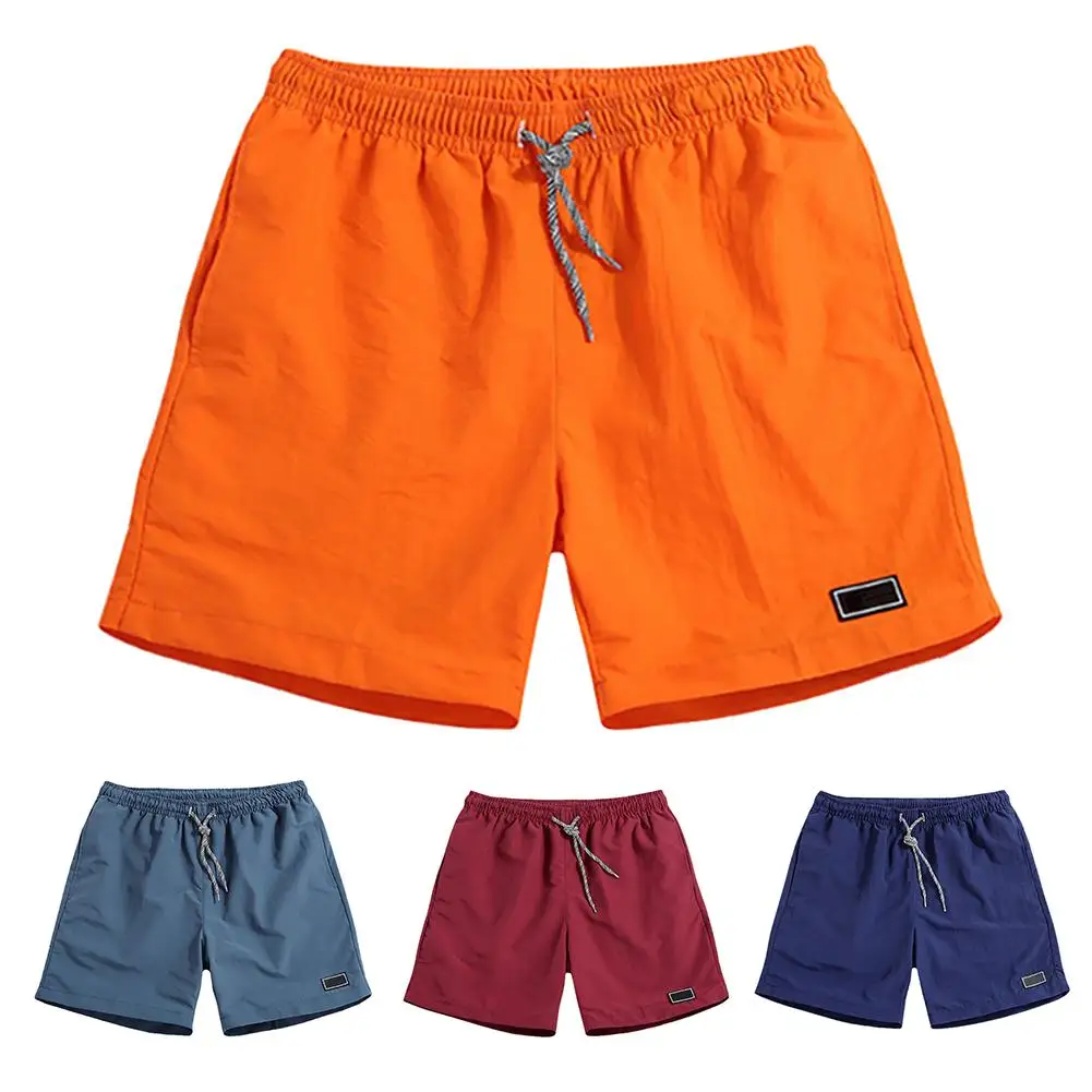 

Men Casual Breathable Quick Dry Pants Pockets Beach Solid Color Comfortable Leisure Sport Shorts