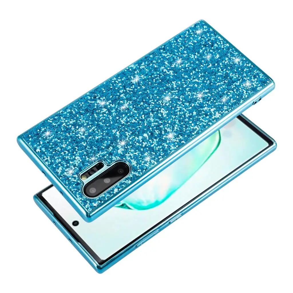 Чехол для Samsung Galaxy Note 10 Роскошный Жесткий блестящий тонкий защитный
