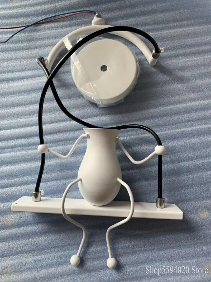 Мультяшные Настенные светильники в форме человека Современный домашний декор