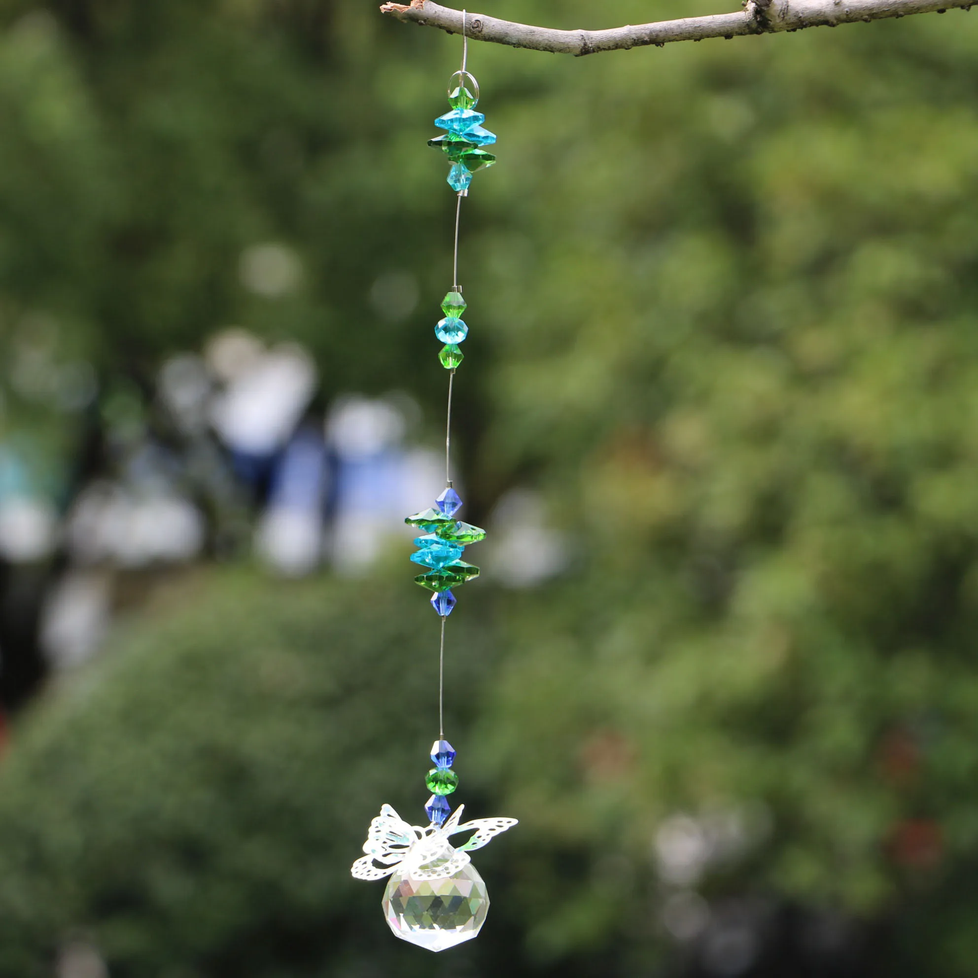 1 шт. хрустальный шар-бабочка | Дом и сад