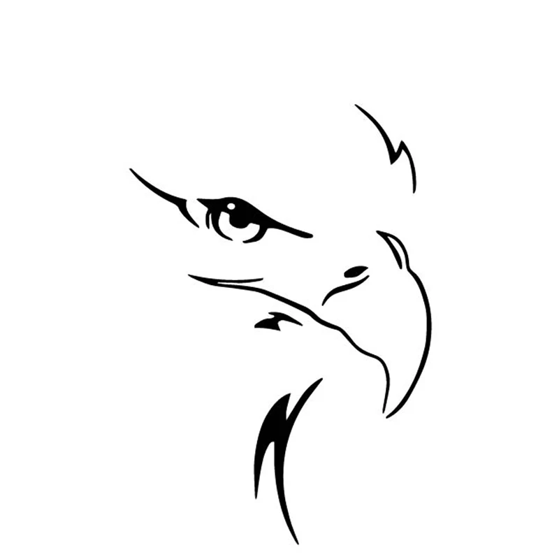 

Car Sticker Eagle Fashion Decorative Car Sticker Car Boot PVC Decal Design Black/silver 10.4cm * 15.1cm