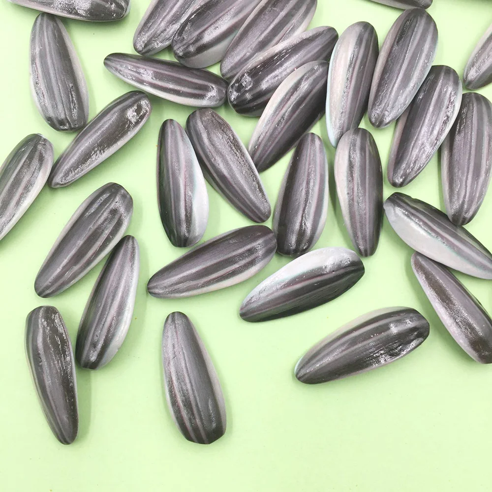 10 шт. милые семена подсолнуха с плоской задней стороной кабошон искусственная