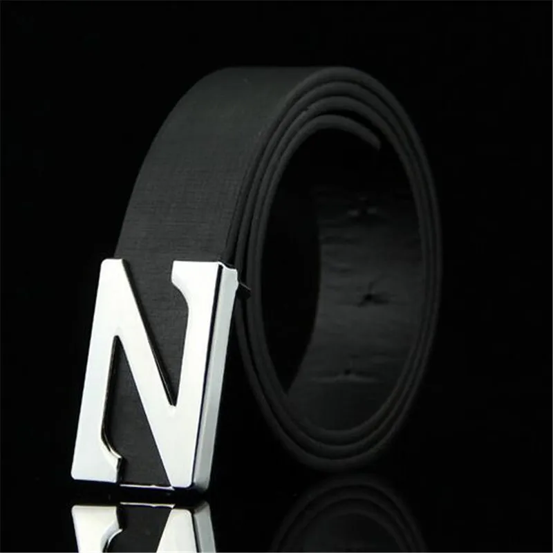 Women Men Popualr Belt Unisex Smooth Buckle High Quality Faux Leather Waistband Strap Leisure Ceintures Homme | Аксессуары для